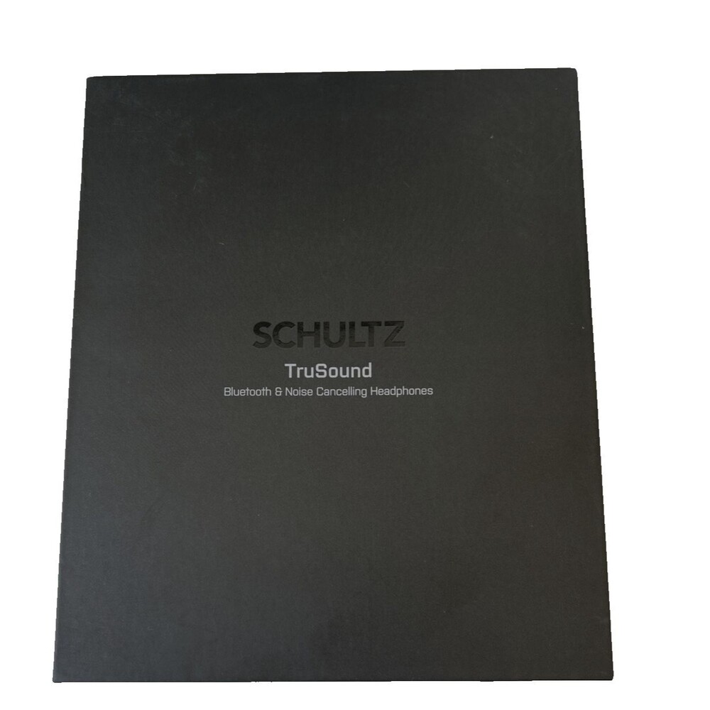 Schultz Tru Sound Bluetooth and Noise Cancelling Headphones Black New Sealed